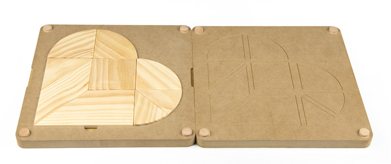 Tangram chino · Tangram corazon