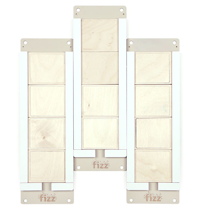 Organizador visual Fizz · madera
